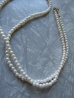 Lot of 3 Vintage Avon Necklaces Gold Tone Ball Bead Faux Pearl Pendants Signed — photo 6
