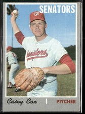 1970 Topps Casey Cox Washington Senators #281