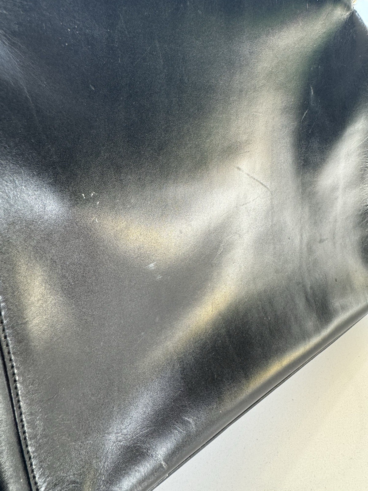 AUTHENTIC PRADA LEATHER HAND PURSE - image 2