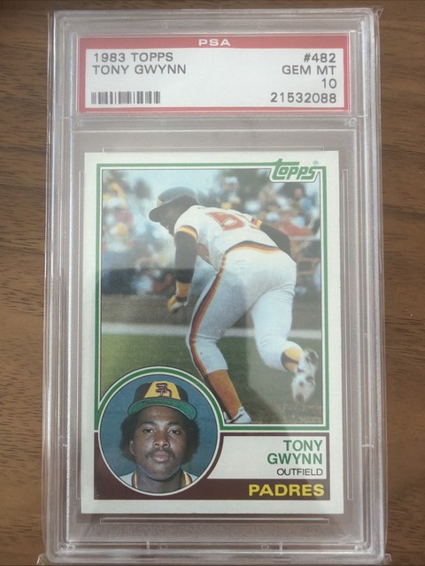 1983 Topps Tony Gwynn #482 PSA 10 Rookie RC