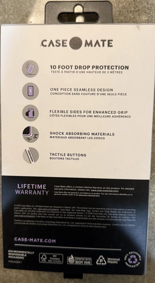 DOS FUNDAS - Funda Mate Jabón Burbuja para OnePlus 9 5G con Protección contra Caídas Foto 2 de 3