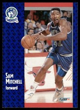 1991-92 Fleer #123 Sam Mitchell
