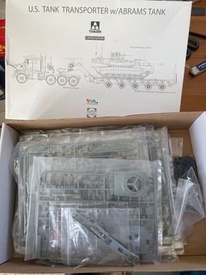 TAKOM. -1/72- US TANK TRANSPORTER MIT ABRAMS TANK NEU UND EINGETÜTET
