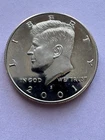 2001 S Kennedy Half Dollar (1) Clad Coin Circulated NIFC Extremely Shinny N 127