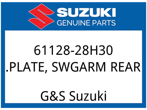 PLATE,SWGARM REAR