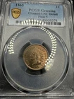 1865  Indian Head Cent  Plain 5 UNC Details Cleaned PCGS