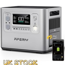 AFERIY P210 Power Station 2048Wh 2400W Peak 4800W LifePO4 Solar Generator UK