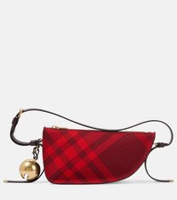 burberry Red Mini Shield Sling Back Bag
