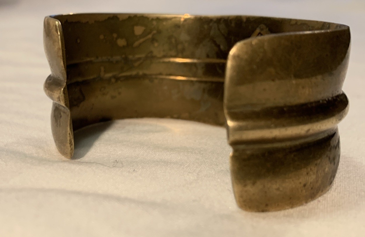 Statement Cuff Bracelet Handmade Artisan India Mi… - image 9