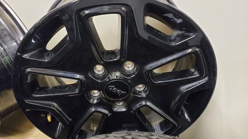 17" Jeep Gladiator WILLY RUBICON OEM wheels rims Wrangler 2023 2024 BFG KM2 - Picture 7 of 9