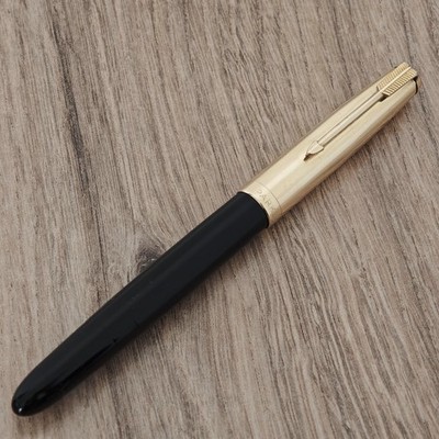 Vintage Parker 51 Vacumatic Fountain Pen - NOT RESTORED - 14K R.Gold Cap