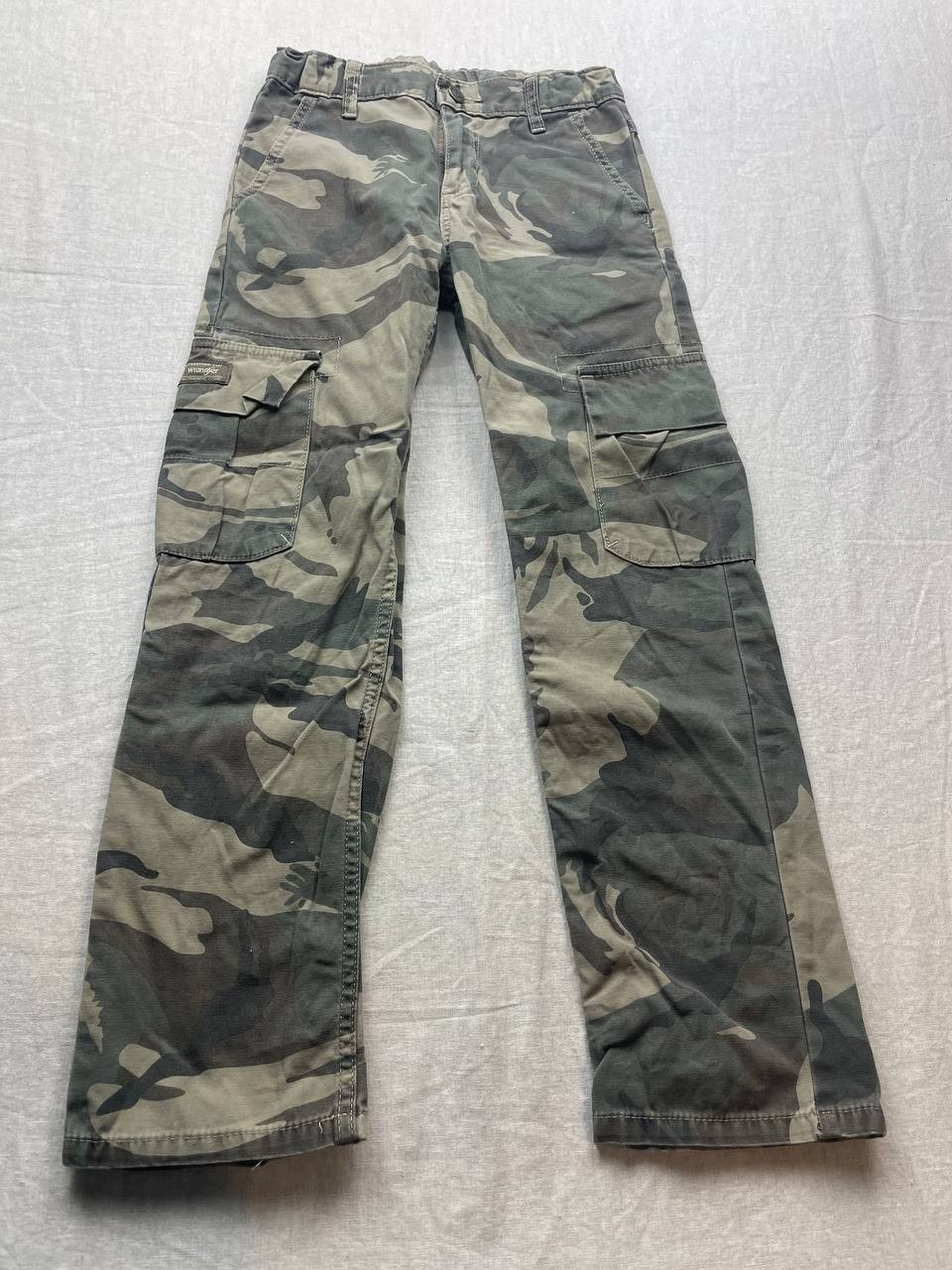 Boys Size 10 Green Camouflage Straight Leg Casual Outdoor