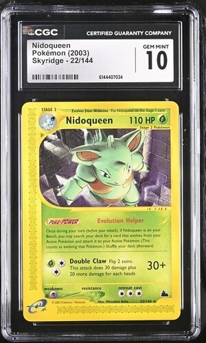Nidoqueen graded CGC 10 for sale on eBay