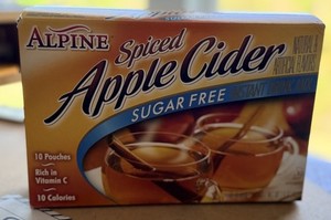 Alpine Spiced Apple Cider Sugar Free Instant Drink Mix (10 Pouches) - New