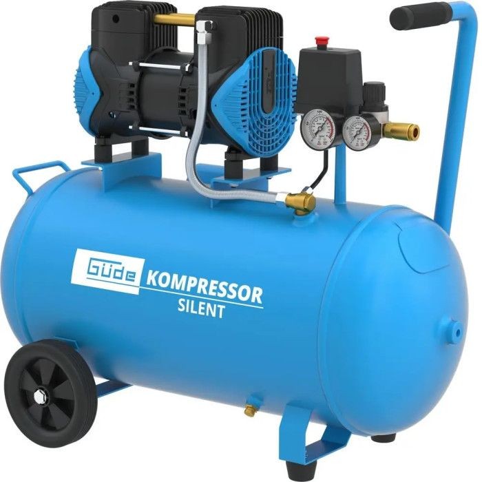 Compresseur 50l Güde G50143 pour gonflage et peinture au pistolet à la maison