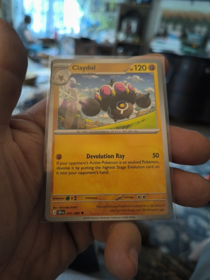 Claydol 120 HP Stage 1 Fighting Regular Attack 50 Standard Pokemon TCG Card
