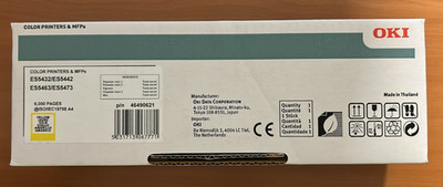 OKI 46490621 Toner gelb yellow f. ES5432 ES5442 ES5463 ES5473