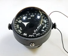 Vintage Sea King Marine Boat Compass 3.5"