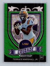2021 Panini Prizm Draft Picks Collegiate #180 Terrace Marshall Jr. Green Wave