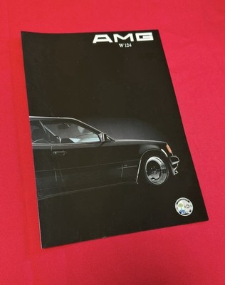 1991 Pre Merger AMG W124 HAMMER Broschure Prospekt Catalog M117 6.0 4V 3.4