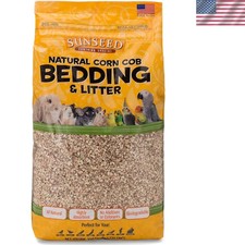 Versatile 350 Cu In Natural Corn Cob Bedding for Birds and Small Animals