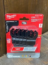 Milwaukee 1-3/8" Carbide Extreme Wood/Metal Blades | 5-Pack | 49-25-1526