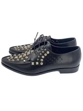 PRADA dress shoes/ size 40/ black/ leather.
