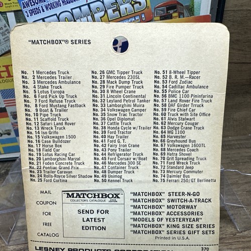 Vintage Lesney Matchbox 64 MG 1100 Superfast In Original Blister Pack NIB - Picture 19 of 24