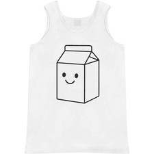 'Happy Milk Carton' Adult Vest / Tank Top AV056802 