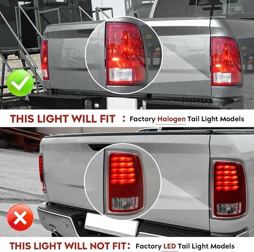 LED Tail Lights Assembly Fit for Dodge Ram 1500 09-10 🟢Open Box - Picture 2 of 8