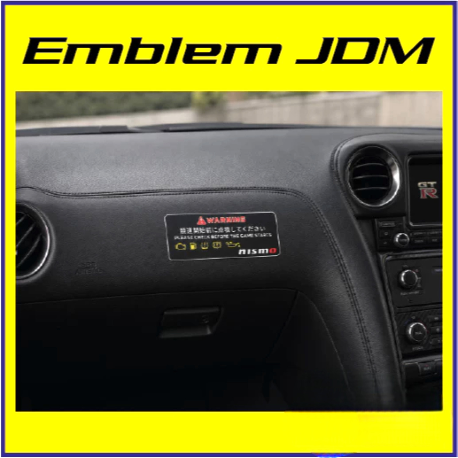 엠블럼 JDM 경고 알루미늄 퍼포먼스 튜닝 인테리어 익스테리어 BFM019 4