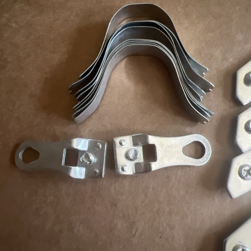 Metal Aluminum Frame Hardware Pack, Screw Down Hanger, 1 pkg. Nielsen/Designer - Picture 3 of 4