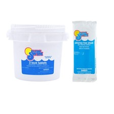 In The Swim Chlorine-Free Shock and Chlorine Tablets Bundle: Includes 6 x 1