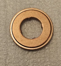 6XNEW GENUINE CUMMINS HOLLAND DIESEL INJECTOR BOTTOM COPPER WASHER 837069032