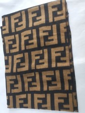 Fendi vintage Brown wrap winter scarf