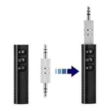 Wireless Bluetooth Receiver 3.5mm AUX Audio Stereo Music Home Car Adapter 