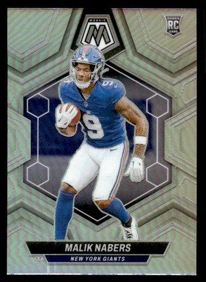 Malik Nabers 2024 Panini Mosaic Silver RC #306 New York Giants ESE