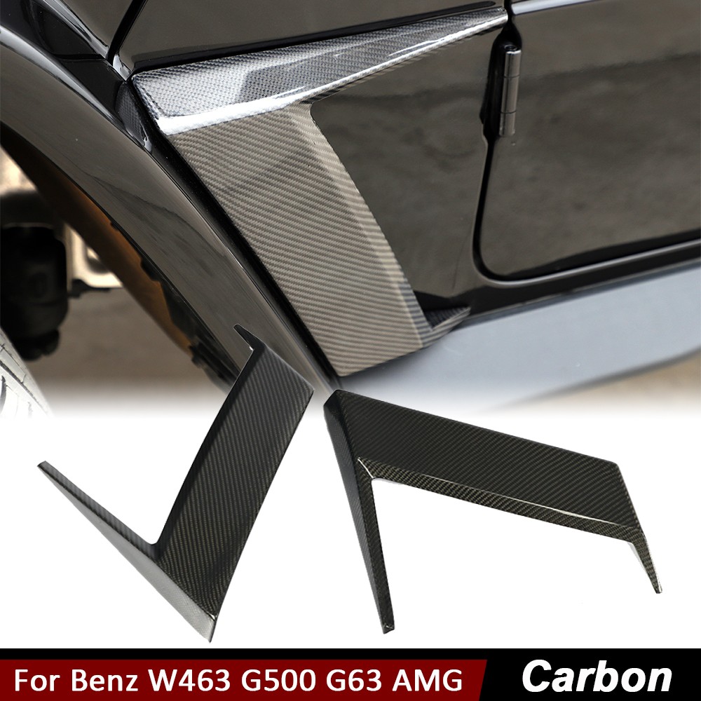For Benz G Class W463 W464 G500 G63 19UP Carbon Fiber Side Air Fender Vent Trim