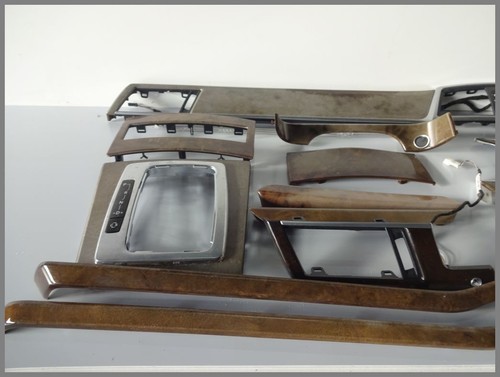 Mercedes Benz W212 Holz Zierleiste Zierleisten Komplett SET Tür Armaturenbrett - Picture 3 of 5