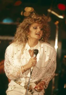 Bonnie Tyler In Hannover Germany 1986 OLD MUSIC BAND PHOTO 8