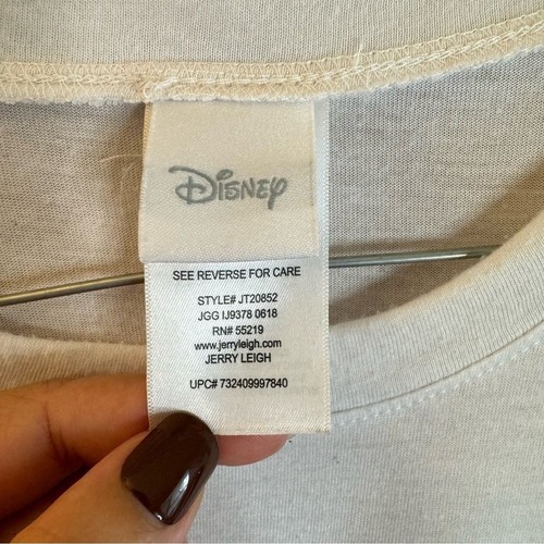Camiseta para mujer Disney manga corta cuello redondo Minnie y Mickey Mouse talla L - Imagen 7 de 8
