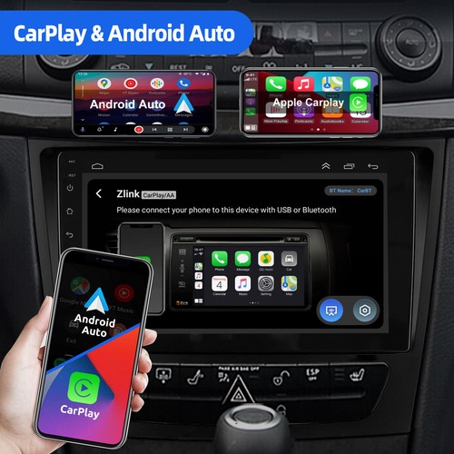 Für Mercedes Benz E-Klasse W219 W211 GPS Navi 9'' Android 13 Autoradio Bluetooth - Bild 8 von 15