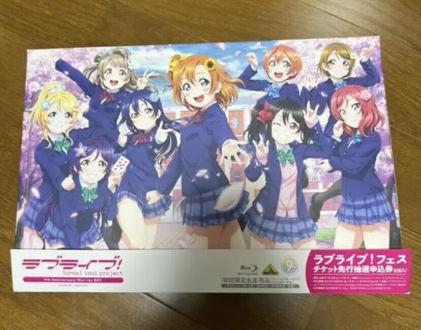 Love Live ! 9Th Anniversary Blu-Ray BOX Forever Edition Anime Limited Blu-Ray
