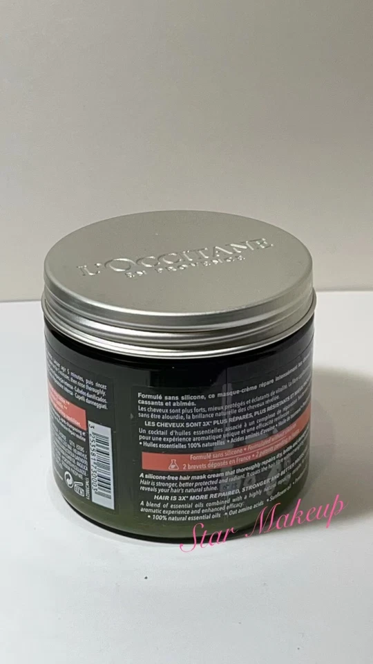 L'Occitane Mascarilla Reparadora Intensiva, Cabello Dañado (200 ml/6,9 oz) Nueva Foto 2 de 2
