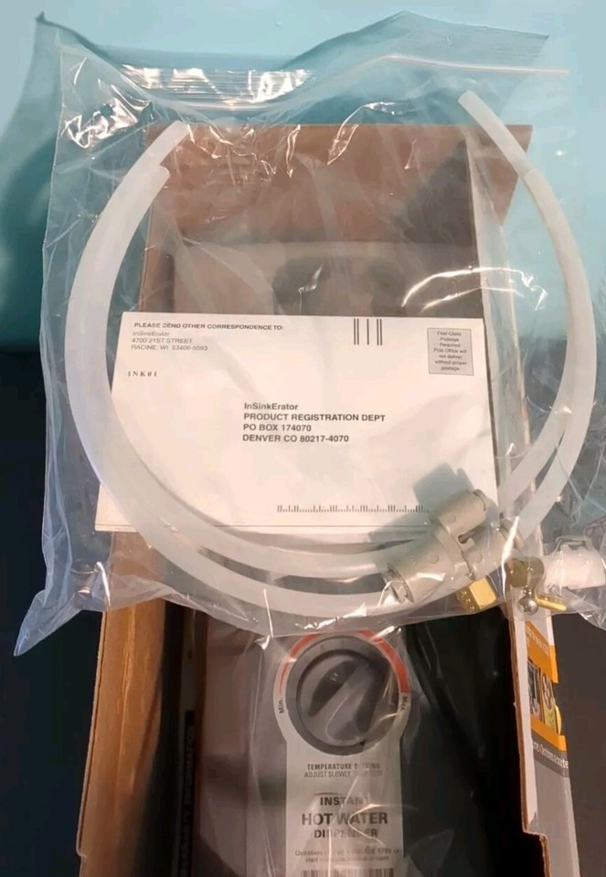 INSINKERATOR Instant Hot Water Dispenser Model SSTFLTR 2/3 Gallon New OPEN BOX 50375007777 eBay