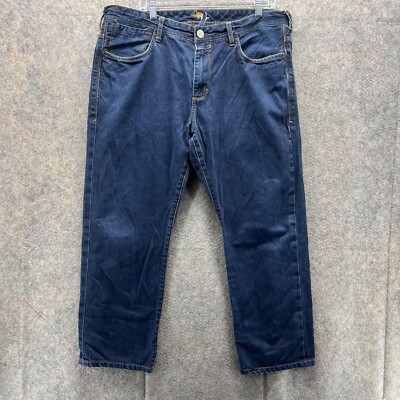 Tommy Bahamas Jeans Men 38x34 Adult Blue Denim Pants Vintage Straight  Button