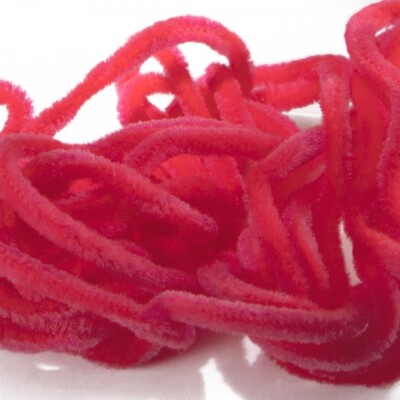 Worm Chenille Pink Squirmy Fly Tying Materials UK