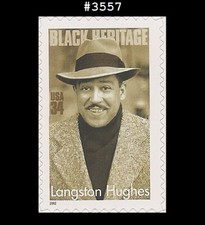 USA4 #3557 MNH Langston Hughes Black Heritage