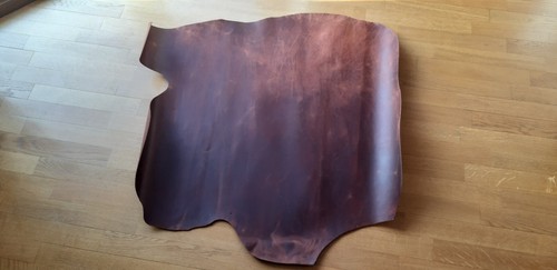 2 mm Brown Genuine Leather Cowhide Material DIY Craft - Picture 8 of 11