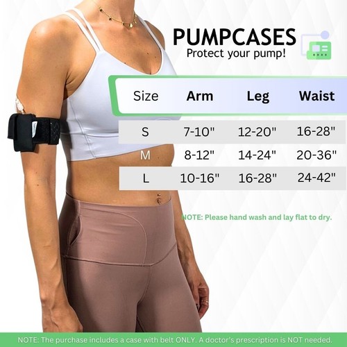 Lavendel Insulin Pumpenkoffer mit verstellbarem Gürtel von Pumpcases für t:slim X2 - Bild 9 von 51